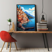 Costiera Amalfitana Poster - Captivating Travel Poster | Ideal Gift for Lovers of Italy's Amalfi Coast