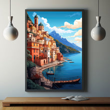 Costiera Amalfitana Poster - Captivating Travel Poster | Ideal Gift for Lovers of Italy's Amalfi Coast