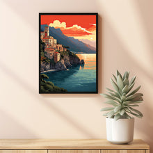 Costiera Amalfitana Poster - Captivating Travel Poster | Ideal Gift for Lovers of Italy's Amalfi Coast