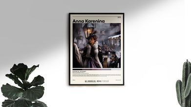 Anna Karenina Movie Poster  Joe Wright, Minimalist Movie Poster, Vintage Retro Art Print, Custom Poster, Wall Art Print, Home Decor 1228872284
