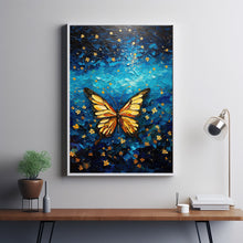 Butterfly - Oil Painting of Van Gogh's Starry Night Poster - Starry Night Van Gogh Butterfly Wall Art - Van Gogh Poster Style Gift