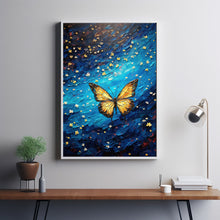 Van Gogh Print - Butterfly Poster - Butterfly Painting, Butterflies and Poppies