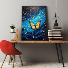 Van Gogh Print - Butterfly Poster - Butterfly Painting, Butterflies and Poppies