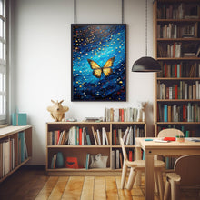 Van Gogh Print - Butterfly Poster - Butterfly Painting, Butterflies and Poppies