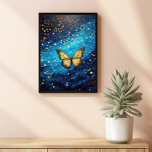 Van Gogh Print - Butterfly Poster - Butterfly Painting, Butterflies and Poppies