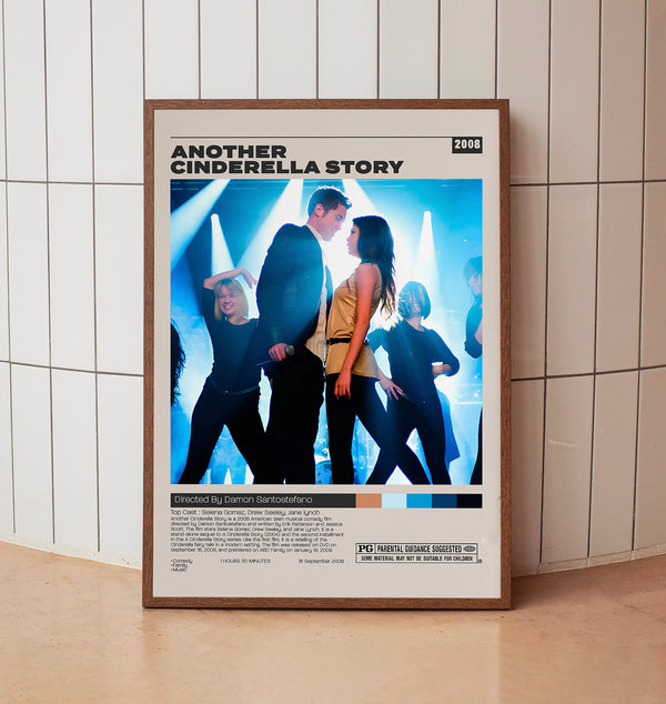 Another Cinderella Story, Damon Santostefano, Minimalist Movie Poster