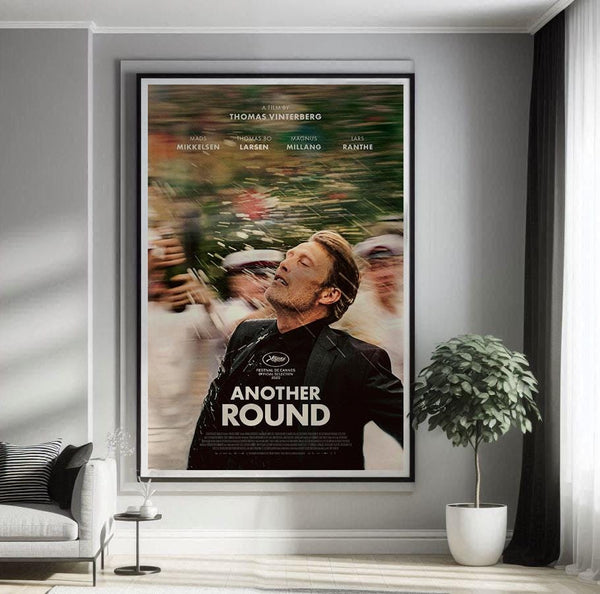 Another Round (2020) Movie Poster Canvas Poster Movie Poster Art Print Gifts for Lover Mural Painting Home Decoration 1765454800