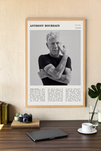 Anthony Bourdain Wall Art Poster  Chef Writer Black White Poster Anthony Bourdain  Poster  Art Gift 1635707222