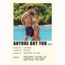 Anyone But You (2023) Movie Poster Canvas Poster Minimalist Poster Art Print Gifts for Lover Mural Painting Home Decoration 1763804365