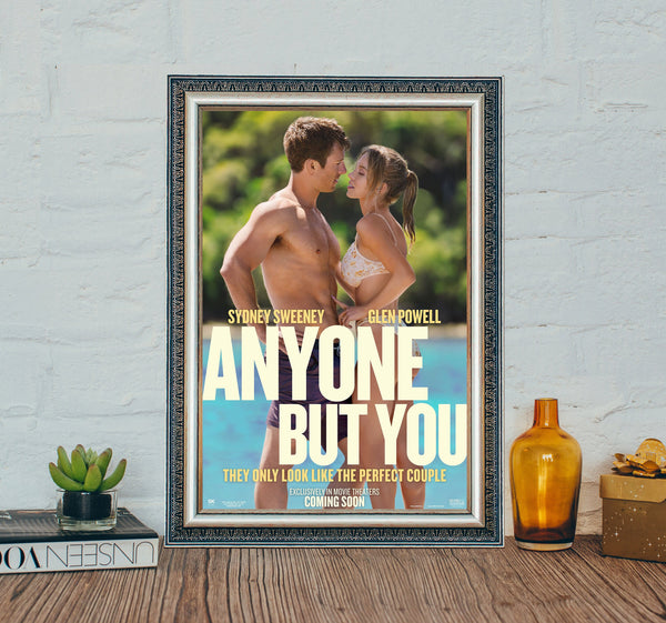 Anyone But You (2023) Movie Poster, Anyone But You Classic Vintage Movie Poster, Classic Canvas Cloth Movie Poster 1624825197