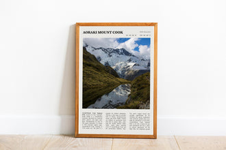 AorakiMount Cook National Park Wall Art Poster Poster AorakiMount Cook National Park  Poster  Art Gift 1699804507
