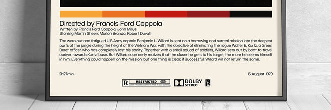 Apocalypse Now Poster  Francis Ford Coppola, Minimalist Movie Poster, Vintage Retro Art Print, Custom Poster, Wall Art Print, Home Decor 1007529690