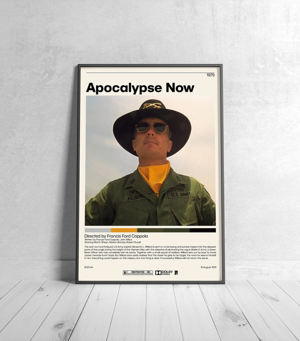 Apocalypse Now Poster  Francis Ford Coppola, Minimalist Movie Poster, Vintage Retro Art Print, Custom Poster, Wall Art Print, Home De 1021485407