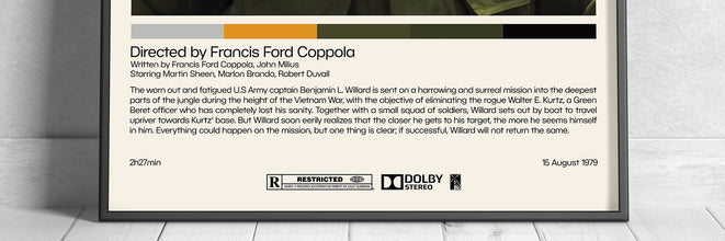 Apocalypse Now Poster  Francis Ford Coppola, Minimalist Movie Poster, Vintage Retro Art Print, Custom Poster, Wall Art Print, Home De 1021485407