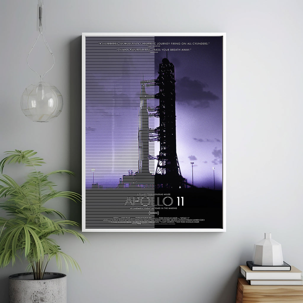 Apollo 11 Movie Poster Art Print Movie Posters Gift for Movie lovers ...