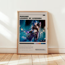 Arcane Poster, Jinx Wall Art, Minimalist Wall Decor, Mid Century Design, High Quality Print, Tv Show Gift 1738306824