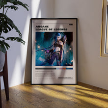 Arcane Poster, Jinx Wall Art, Minimalist Wall Decor, Mid Century Design, High Quality Print, Tv Show Gift 1738306824