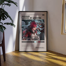 Arcane Poster, Vi Wall Art, Minimalist Wall Decor, Mid Century Design, Netflix Series Print, Gift for Fans 1752500355