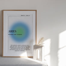 Aries Wall Art  Zodiac Print  Astrology Poster  Spiritual Wall Art  Zodiac Art   High Quality 1553927996