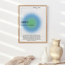 Aries Wall Art  Zodiac Print  Astrology Poster  Spiritual Wall Art  Zodiac Art   High Quality 1553927996