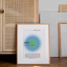 Aries Wall Art  Zodiac Print  Astrology Poster  Spiritual Wall Art  Zodiac Art   High Quality 1553927996