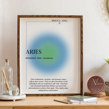 Aries Wall Art  Zodiac Print  Astrology Poster  Spiritual Wall Art  Zodiac Art   High Quality 1553927996