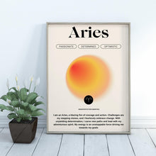 Aries Wall Art  Zodiac Print  Manifestation Print  Astrology Print  Positive Print   High Quality 1562378709