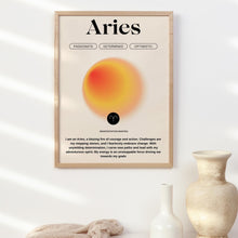 Aries Wall Art  Zodiac Print  Manifestation Print  Astrology Print  Positive Print   High Quality 1562378709