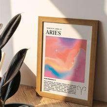 Aries Zodiac Wall Art  Astrology Print  Aura Poster  Star Sign Wall Art  Spiritual Print   High Quality 1556797544