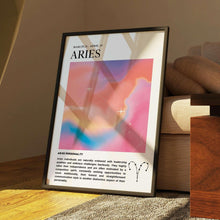 Aries Zodiac Wall Art  Astrology Print  Aura Poster  Star Sign Wall Art  Spiritual Print   High Quality 1556797544
