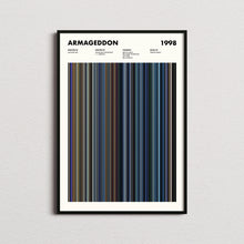 Armageddon Movie Barcode Print, Armageddon Print, Armageddon Poster, Armageddon Wall Art, Armageddon Art Print, Armageddon Frames Print 1617449938