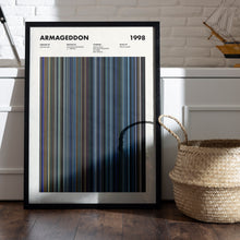 Armageddon Movie Barcode Print, Armageddon Print, Armageddon Poster, Armageddon Wall Art, Armageddon Art Print, Armageddon Frames Print 1617449938