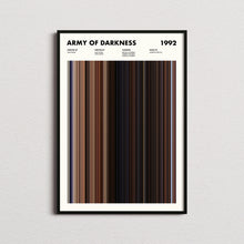 Army of Darkness Movie Barcode Print, Evil Dead Print, Evil Dead Poster, Army of Darkness Wall Art, Army of Darkness Art Print 1631621619