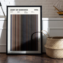 Army of Darkness Movie Barcode Print, Evil Dead Print, Evil Dead Poster, Army of Darkness Wall Art, Army of Darkness Art Print 1631621619