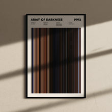 Army of Darkness Movie Barcode Print, Evil Dead Print, Evil Dead Poster, Army of Darkness Wall Art, Army of Darkness Art Print 1631621619