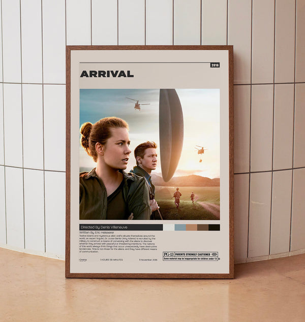 Arrival Poster,Denis Villeneuve, Minimalist Movie Poster