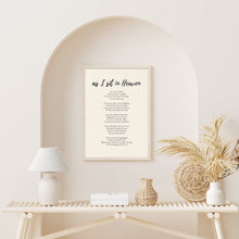 As It Is In Heaven Print Christian Poem Wall Art Lyrics Hymn Canvas Poster Minimalist In Memory Scripture Gift for Loss Framed Home Decor 1712566009