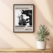 Ashes And Diamonds Poster,Andrzej Wajda, Minimalist Movie Poster