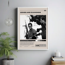 Ashes And Diamonds Poster,Andrzej Wajda, Minimalist Movie Poster