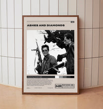 Ashes And Diamonds Poster,Andrzej Wajda, Minimalist Movie Poster