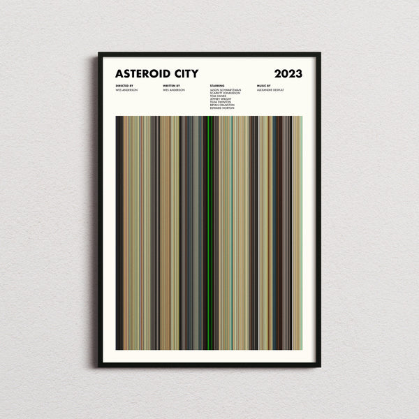 Asteroid City Movie Barcode Print, Asteroid City Print, Asteroid City Poster, Asteroid City Wall Art, Asteroid City Art Print 1641809665