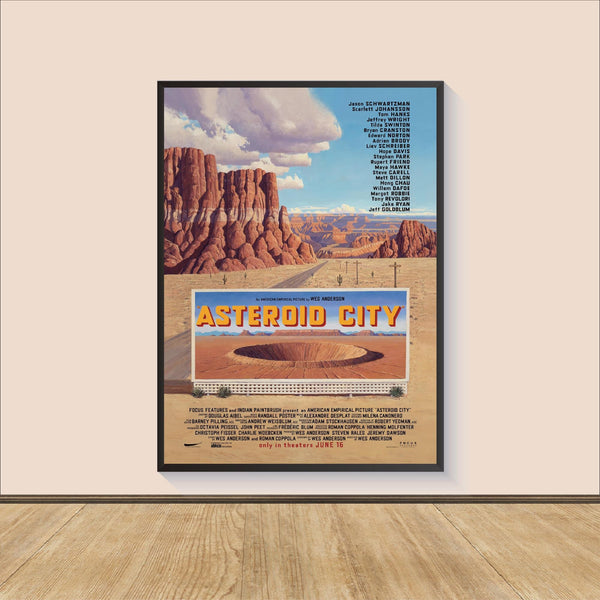 Asteroid City Movie Poster Print, Canvas Wall Art, Room Decor, Movie Art, Gifts for HimHer, Movie Print, Art Print 1557335906