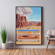 Asteroid City  Movie Poster- Room Decor Wall Art - Canvas Fabric Print - Poster Gift 1647524794
