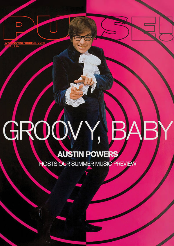 Austin Powers Pulse Magazine Groovy Baby Poster Alternative Film Movie Print Wall Art Poster 1564657304