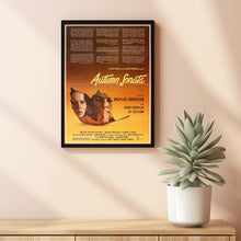 Autumn Sonata Poster Art Print Movie Posters Gift for Movie lovers 1