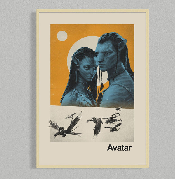 Avatar Mid Century Movie Poster  Film Posters  Minimalist Movie Poster    Wall Art Poster 1227703726