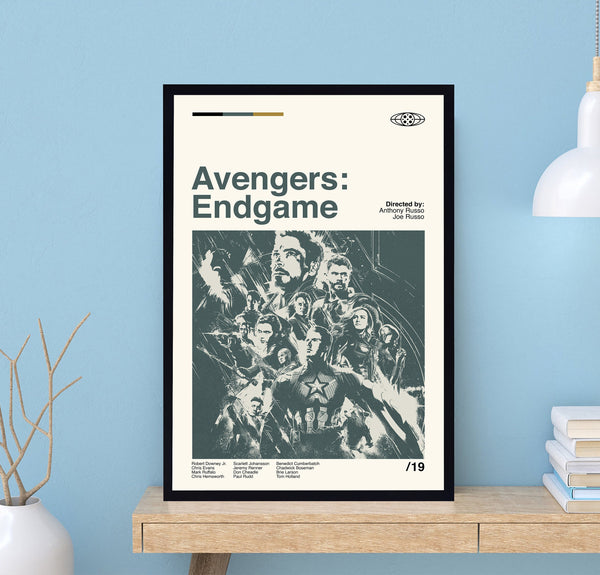 Avengers Endgame Poster, Anthony Russo, Joe Russo, Retro Movie Poster, Minimalist Art, Vintage Poster, Modern Art, Wall Decor, Home Decor 1701447449