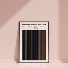 Avengers Infinity War Movie Barcode Print, Avengers Infinity War Print, Avengers Infinity War Poster, Avengers Infinity War Wall Art 1627637130
