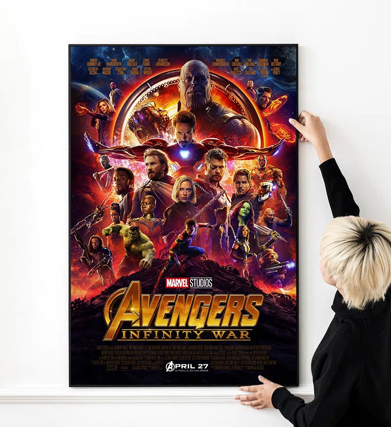 Avengers Infinity War Movie Poster High Quality Print Photo