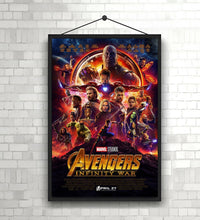 Avengers Infinity War Movie Poster High Quality Print Photo Wall Art Canvas Cloth Multi size 1483197552